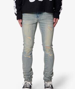 New MNML X565 skinny denim jeans vintage blue